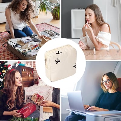 Opbergtas Maandverband - Menstruatiezakje Organizer - Persoonlijke Hygiëne - Compact Ontwerp - 14 x 5 x 14 cm - Meerkleurig