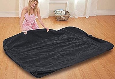 Robuust en handig luchtbed voor camping en thuis, 137 x 191 x 23 cm met kussen en draagtas