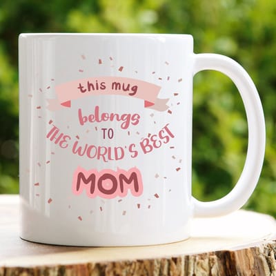This mug belongs to best MOM mok - Valentijn cadeautje voor hem - Valentijn cadeautje voor haar - Valentijnsdag - Verjaardag cadeau - Cadeau voor man - Cadeau voor vrouw - Grappige cadeaus - Mokken - Vaderdag cadeautje - Moederdag