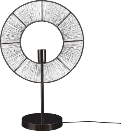 Mica Decorations Bodil Tafellamp - L40 x B20,5 x H61 cm - Metaal - Zwart