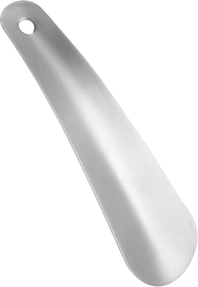 Schoenlepel - Klein - 16 cm - Shoe horn - Schoenen aantrekken hulp - Makkelijker schoenen aandoen - Instaphulp - Metaal - Jonyx