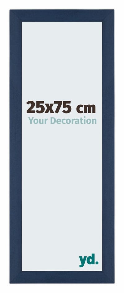 Your Decoration - Fotolijst 25x75 cm - MDF - Donkerblauw Geveegd - Mura