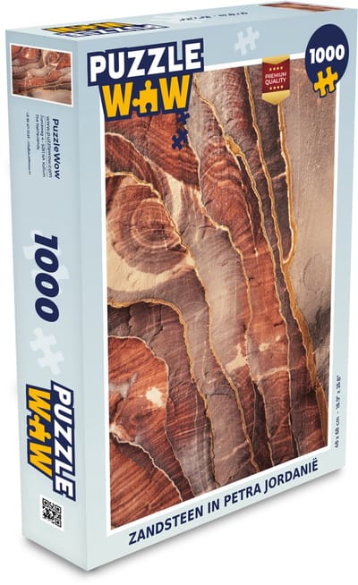 Puzzel Zandsteen in Petra Jordanië - Legpuzzel - Puzzel 1000 stukjes volwassenen