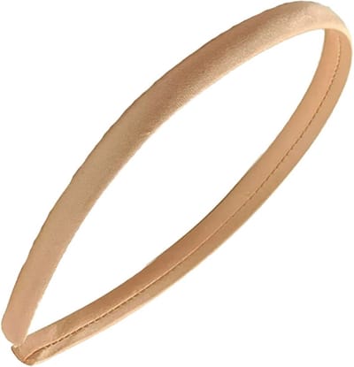 Fako Fashion - Diadeem - Hoofdband - Haarband - Satijn - 10mm - Khaki