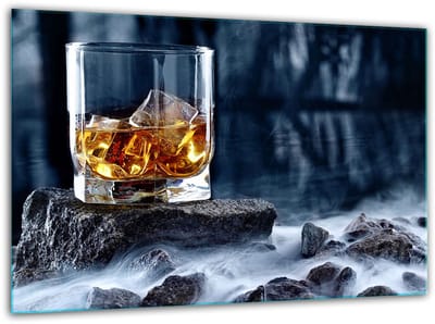 TMK ArtDeko - Snijplank - Gehard Glas - 30x22 cm - Whisky