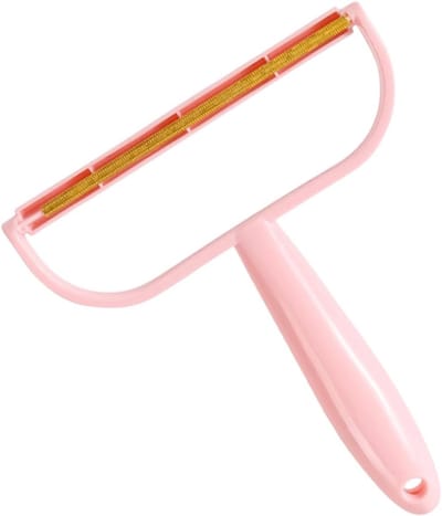 Kleding Lintverwijderaar - Pluisverwijderaar Trui - Kleding Opfrissen - Herbruikbaar Ontwerp - 16 x 13.5 cm - Roze