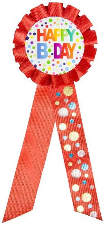 Folat - Happy Birthday Stippen Rozet