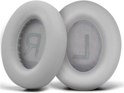 Comfortabele Oorkussens voor Noise Cancelling Hoofdtelefoons - Zachte PU Leren en Geheugenfoam Kussens (Grijs)