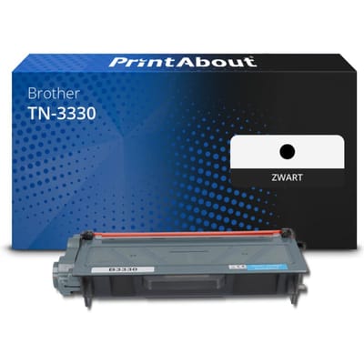 PrintAbout huismerk Toner TN-3330 Zwart Geschikt voor Brother