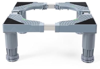 Verstelbaar Onderstel voor Wasmachines met Schokabsorptie - 4 Voeten 42-66 cm en 19-22 cm