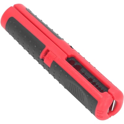 Netwerkkabelstripper SK5-mes Snel strippen RG6 RG59 Coaxkabelstripper met veiligheidsvergrendeling red