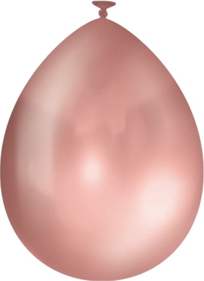Metallic rosé-gouden ballonnen - 50 stuks - Premium latex ballonnen - Feestversiering - Feestballonnen voor ieder feest