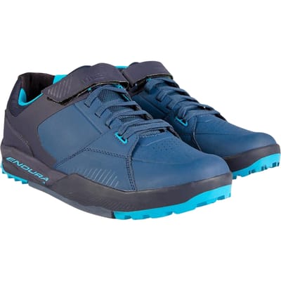 Endura Heren Mt500 Burner Grip Schoenen (Marineblauw)