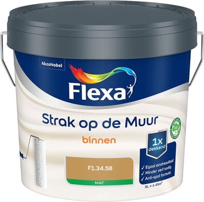 Flexa - Strak Op De Muur Binnen Mat - F1.34.58 - Mengverf - 5 L