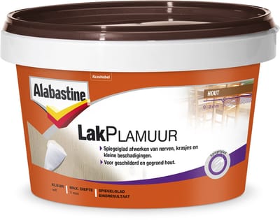 Alabastine - Lakplamuur - Wit - 800 G