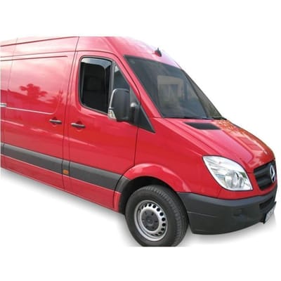 HEKO Déflecteurs d'Air Vitres Latérales pour Mercedes Sprinter 2006-2018, 2 pcs Avant, Acrylique 3mm Teinté