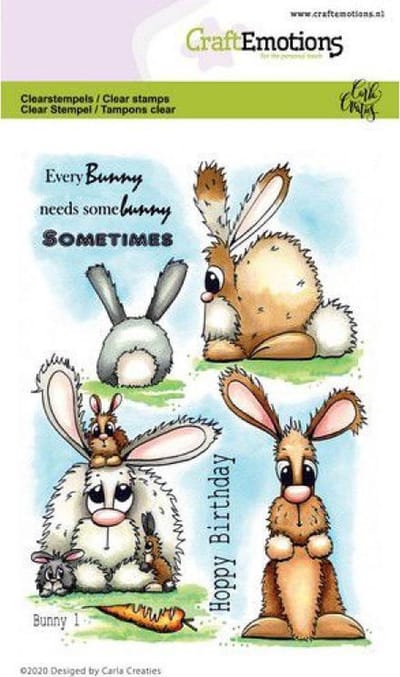 Clearstamps A6 - Bunny 1 Carla Creaties