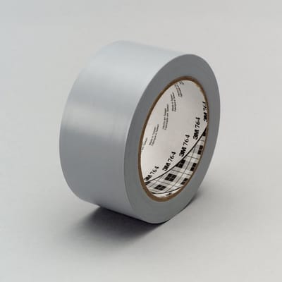 Set van 24 Grijs PVC Afplakband 50mm x 33m voor Industriële Toepassingen