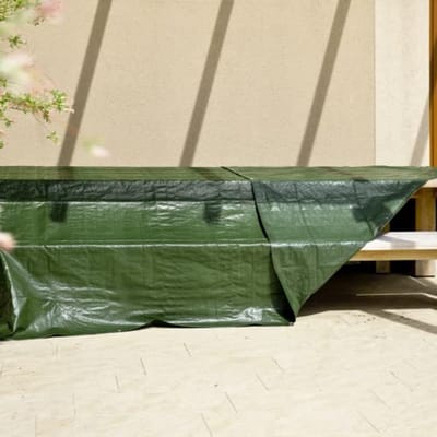 Groene Beschermzeil 3 x 4 m - Weefzeil 100 g/m², Weerbestendig en Sterk