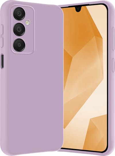 Hoes - Geschikt voor Samsung Galaxy A16 - Sterk & Shockproof - Hoesje Cover - Siliconen Case - Lila