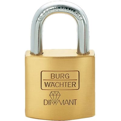 Burg Wächter 17601 Hangslot 40.00 mm Verschillend sluitend Messing Sleutelslot
