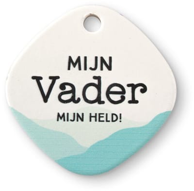 Mijn vader, Mijn held- Magneet - Keramiek - Miko