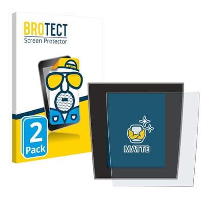 BROTECT - Screenprotector voor Porsche Taycan 2021 Infotainment System - Folie Beschermfolie matte 2 Stuks