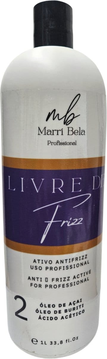 Marri Bella Profissional – Livre de Frizz 1L 33.8 fl.Oz
