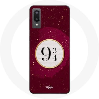 Hoesje - Harry Potter - Galaxy A02 - Rood - Flexibel - Perron 9 3/4