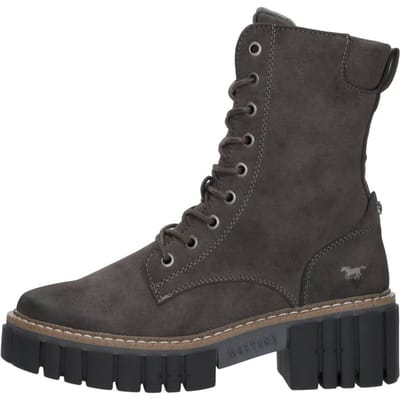 Mustang dames veterboot - Grijs - Maat 37