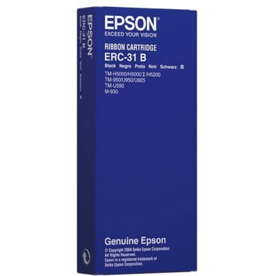 Ribbon Cartridge TM-H5000/II, -U930/II, -U950/925, -U590, black (ERC31B)
