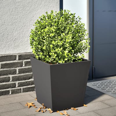 vidaXL - Plantenbak - 40x40x40 - cm - staal - zwart
