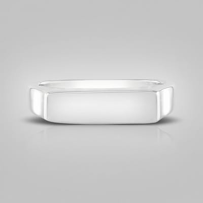 Cavill - Zilveren ring dames - 925 Sterling zilver - smal modern minimalistisch design - gepolijst elegant - ring maat 16-20