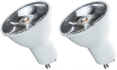 Spectrum LED Lamp GU10 230V 6W - 500 Lumen - 6000K Koud wit - Helder daglicht - Energiezuinig - 2 stuks