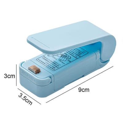 1/2 STUKS Mini Plastic Zaksealer Machine Opbergzak Clip Afdichtingsopbergmachine Draagbare Sealer Voedselverpakking Afdichting Keukengadget