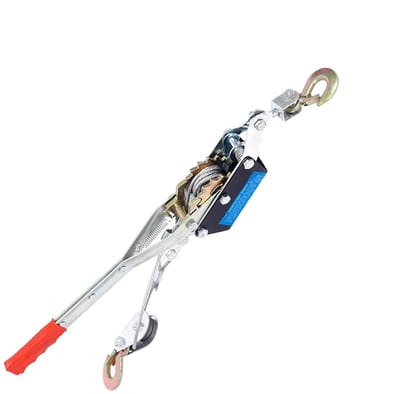 Handlier Dubbele Haak - Spanratel Trekker - Hekken Spannen - Zelfborgend Ratelmechanisme - 2.1 kg - Zwart