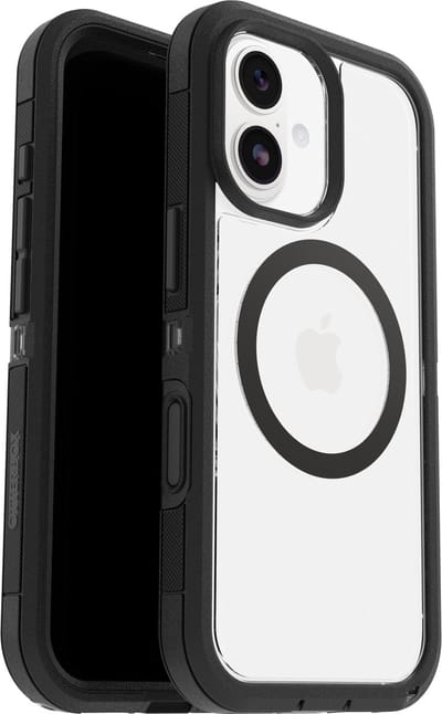 OtterBox Defender Pro XT Clear Camera Control Apple iPhone 17 Dark Side - clear/black - ProPack