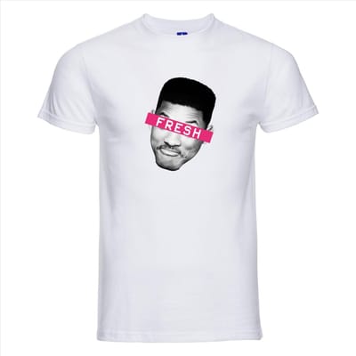 T-shirt Fresh | Wit | Maat XS