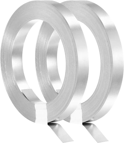 2 rollen nikkel tape, 5 m, 0.2 mm x 8 mm, nikkelstrip voor 18650 batterijlaswerk, spotlassen en elektrische verbindingen