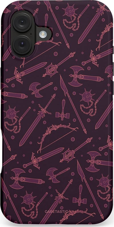 Casetastic hoesje geschikt voor Apple iPhone 16 Plus - MagSafe - Dubbellaagse bescherming - Morgenster - Fashion Case - Donkerblauw Donkergrijs