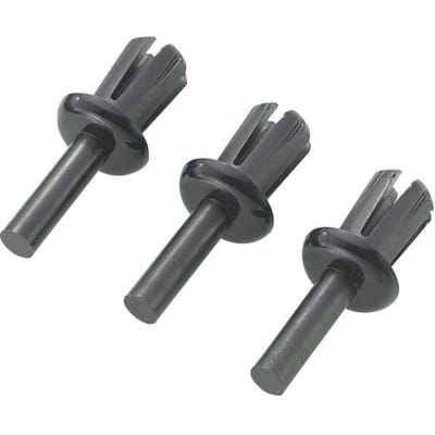 TRU COMPONENTS TC-SRR-0612K203 TC-10820828 Splijtnagel Schachtdiameter 6.2 mm Zwart 1000 stuk(s)