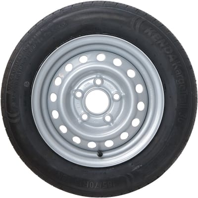 Compleet aanhanger wiel - 165/70R13 - steekmaat: 5x112 - draagvermogen: 437 kg - naafdiameter: 67 mm