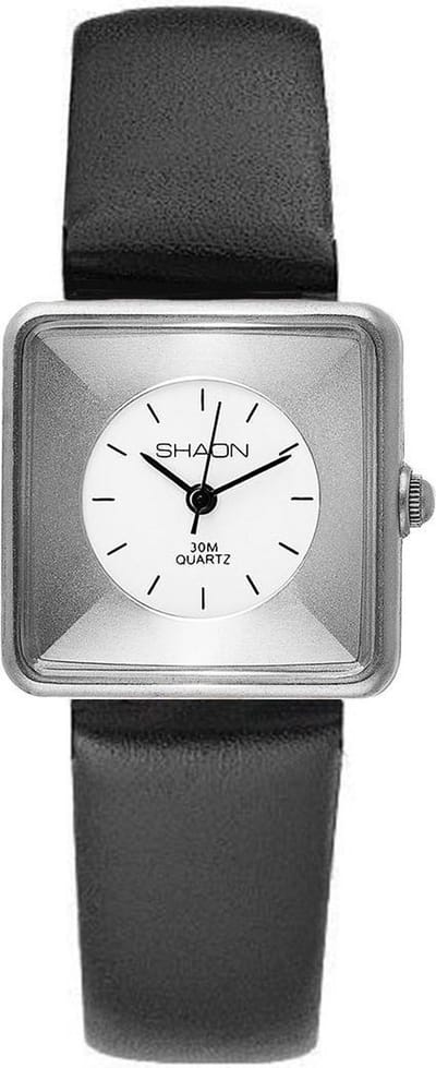 Shaon 35-1014-15 Horloge - Leer - Groen - Ø 26 mm