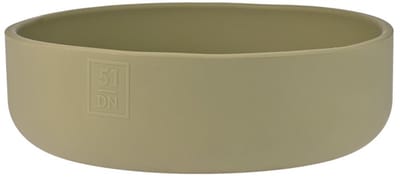 51 Degrees North Sili Bowl Khaki – Hondenvoerbak – Siliconen – Duurzaam – Lichtgewicht – Vaatwasserbestendig - 1400 ml