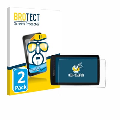 BROTECT - Screenprotector voor BMW Navigator VI - Folie Beschermfolie transparant 2 Stuks