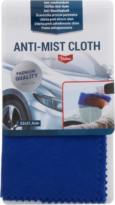 Valma Anti Condens Doek | Anti Mist Doek Autoruit | Antimistdoek Auto | Anti Condensdoek Autoruit | Tegen Beslagen Ramen | Autoruit Ontwasemen | Autoruit Reiniger | Auto Accessoires | 22 x 31,5 cm