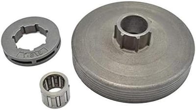 Koppelingstrommel Kettingzaag - Koppeling Tandwiel - Motor Onderhoud - 3/8-7T Velgwiel - 45cc 52cc 58cc - Zilver