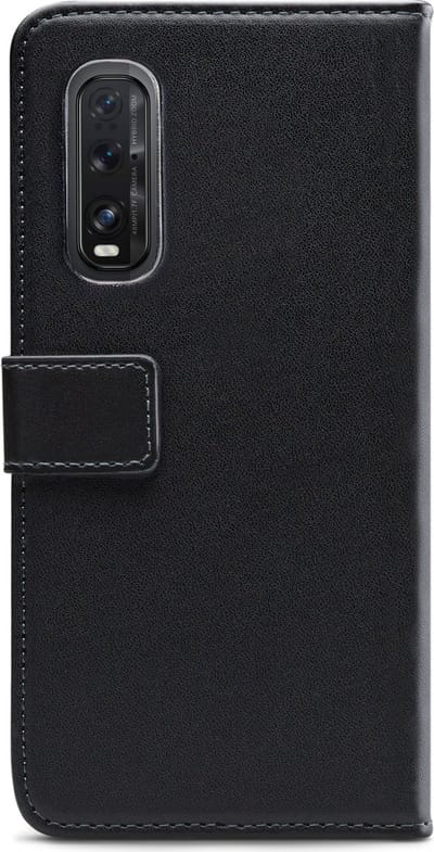 Mobilize Telefoonhoesje geschikt voor OPPO Find X2 Hoesje | Mobilize Classic Gelly Wallet Bookcase Portemonnee | Pasjeshouder voor 2 Pasjes | Telefoonhoesje voor Pinpas / OV Kaart / Rijbewijs - Zwart