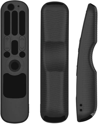 SnelShoppen - TV Afstandsbediening Beschermhoes Silicone voor LG AN-MR21GC MR21N/21GA - 360 Graden Bescherming - Ergonomisch Ontwerp - Zwart