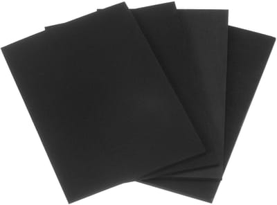 Schuimrubberen Pads - EVA Schuimplaat - Trillingen Dempen - Antislip Geluidsdemping - 20 x 30 cm - Zwart
